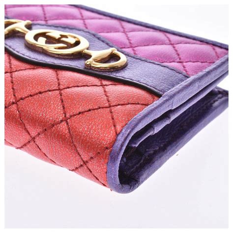 Gucci wallet Multiple colors Pony-style calfskin ref.216358 - Joli Closet