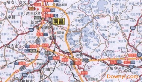 江西最新交通地图下载-江西省交通地图高清版下载-当易网