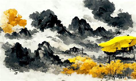 《千里江山图》宋 王希孟 - 堆糖，美图壁纸兴趣社区