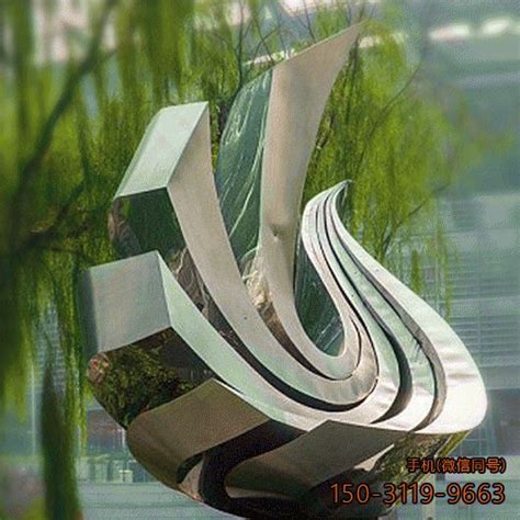 不锈钢抽象凤凰_公园校园动物标志性雕塑_厂家图片价格-玉海雕塑