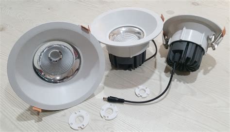 LED压铸筒灯外壳套件 光学COB压铸筒灯外壳套件 压铸散热器套件 ...