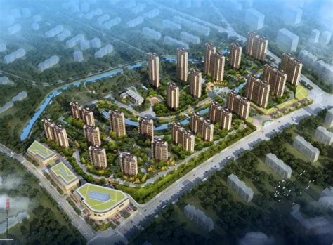荆门项目3dmax 模型下载-光辉城市