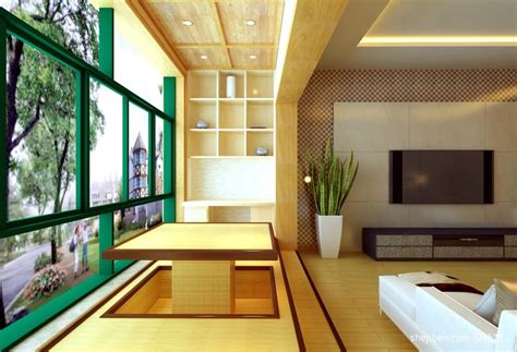 清爽简洁的日式原木之家卧室装修效果图_土巴兔装修效果图