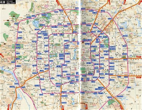 北京市旅游地图图片