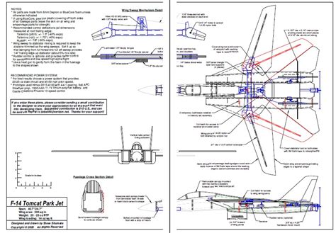 F-14 tomcat航模图纸 PDF格式 – KerYi.net