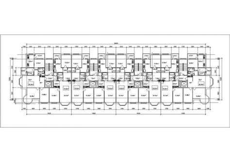 泰州市某高档居住区高层住宅楼户型组合平面设计CAD图纸（4张）_住宅小区_土木在线