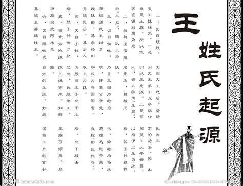 姓氏起源王设计图__传统文化_文化艺术_设计图库_昵图网nipic.com