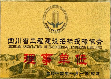 理事单位 - 荣誉资质 - 雅安朝阳工程造价咨询有限责任公司
