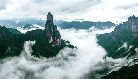 台州神仙居雨后云雾缭绕 群峦若隐若现宛如仙境-中国网