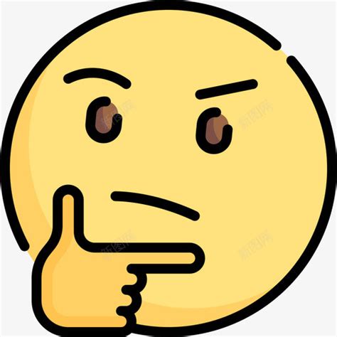 思考表情包图片