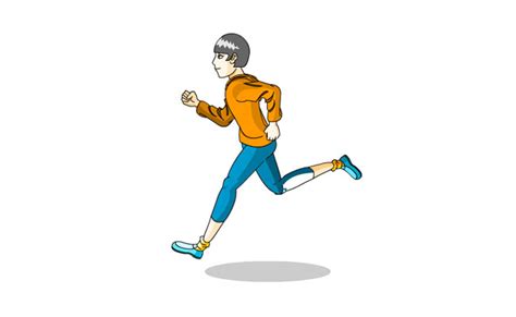 flash人物跑步动画源文件_站长素材
