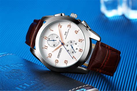 男士日本机芯运动休闲手腕表 跨境电商分销授权watch men皮带手表-阿里巴巴