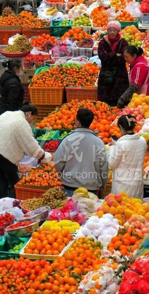 四川南江：节前水果市场供销两旺-人民图片网