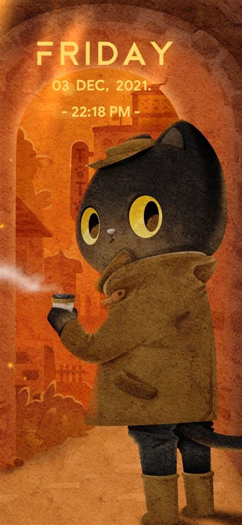 侦探猫(动漫手机动态壁纸) - 动漫手机壁纸下载 - 元气壁纸