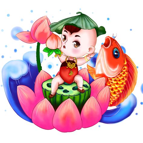 年画娃娃图片