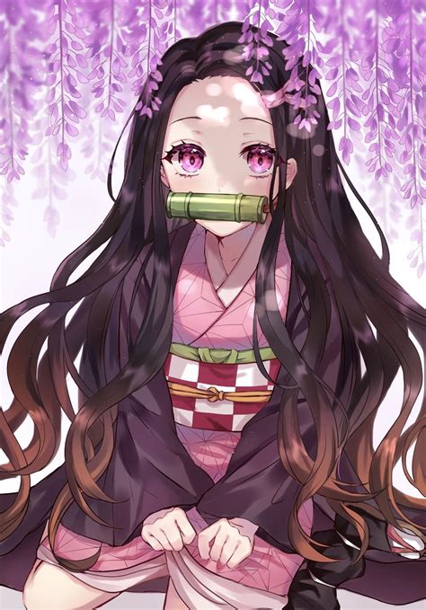 鬼灭之刃祢豆子图片