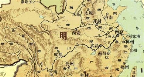 明朝四川地图全图 - 中国文化旅游网