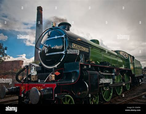 1306 Mayflower steam locomotive Stock Photo - Alamy