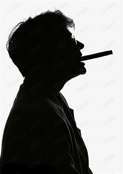 剪影抽烟的男人素材图片免费下载_高清png_千库网(图片编号8383083)