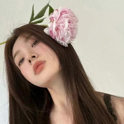 温柔干净植物头像女生