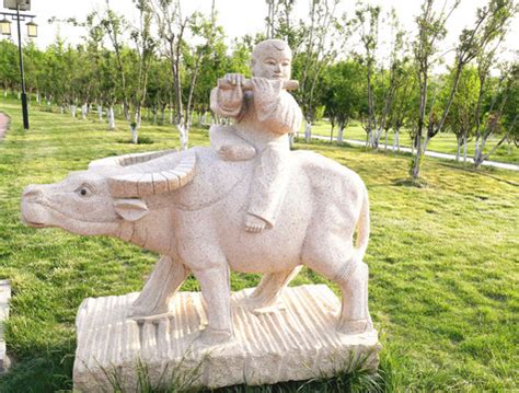 牧童骑黄牛雕塑,雕塑艺术,文化艺术,摄影,汇图网www.huitu.com