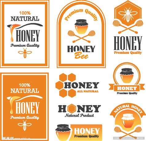 蜂蜜logo设计设计图__其他图标_标志图标_设计图库_昵图网nipic.com