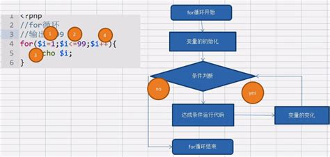 PHP循环结构 for循环_大黄鸡源码编程网