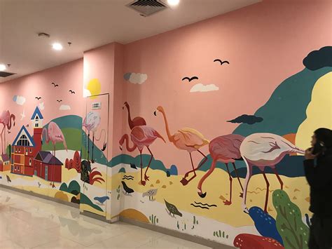 幼儿园围墙彩绘幼儿园外墙彩绘|其他|墙绘/立体画|绘涉集 - 原创作品 - 站酷 (ZCOOL)