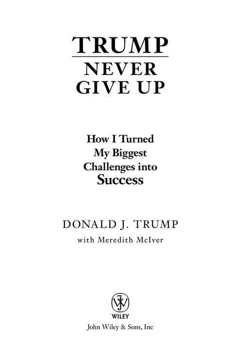 TRUMP NEVER GIVE UP《特朗普从不放弃》_文库-报告厅
