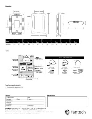 Fillable Online fantech 422530 ECO-touch spec sheet EN.pdf - Fantech ...