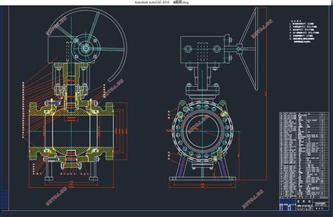 固定球阀的设计(含CAD零件图装配图)||机械机电