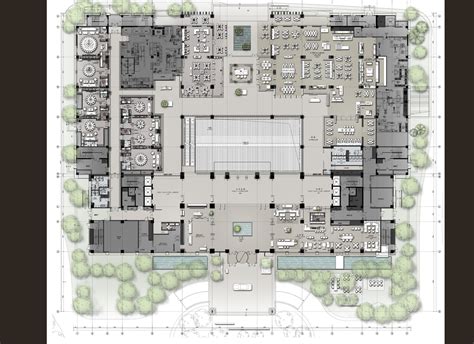 无锡茂业城二期工程超高层建施平面CAD图.dwg_商务酒店_土木在线
