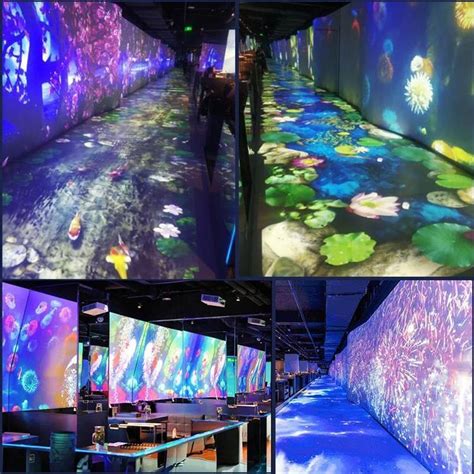 CAVE科技智能沉浸式展厅多媒体互动全息投影光影空间半景画