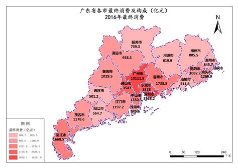 广东各市按注册类型分法人单位数—2011年地区生产总值-3S知识库-地理国情监测云平台