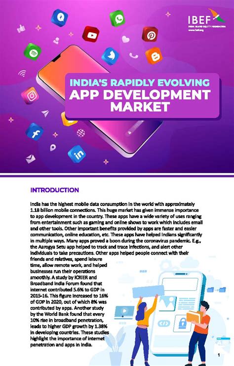 印度品牌价值基金会(IBEF)：印度快速发展的APP应用开发市场.pdf(附下载)-三个皮匠报告