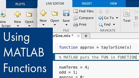 What are Functions in MATLAB Video - MATLAB