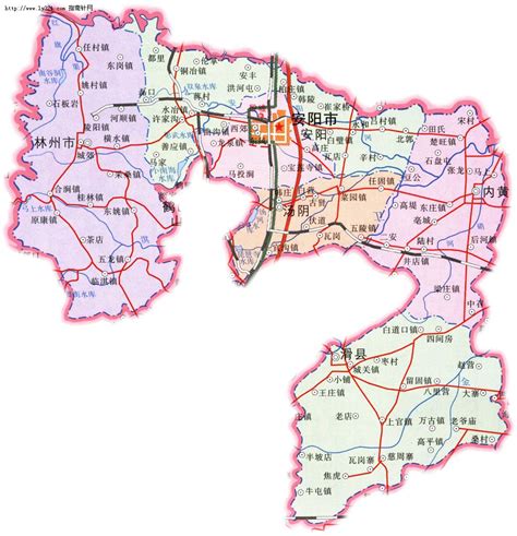 安阳市地图图片