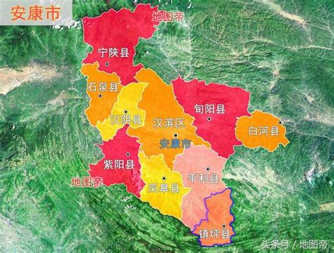 安康地图 - 图片 - 艺龙旅游指南