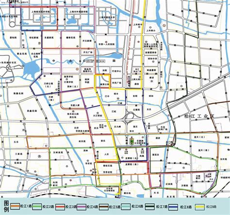 松江公交线路图－松江地图