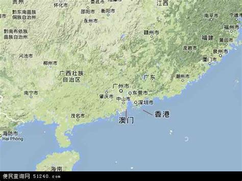 广东省地图 - 广东省卫星地图 - 广东省高清航拍地图