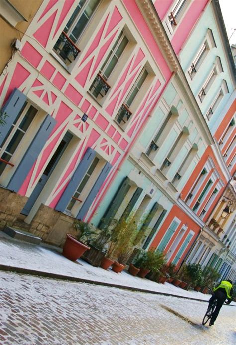 【图】巴黎彩色街区 Rue Crémieux - 法国小巴黎法国景点 - 华人街分类广告