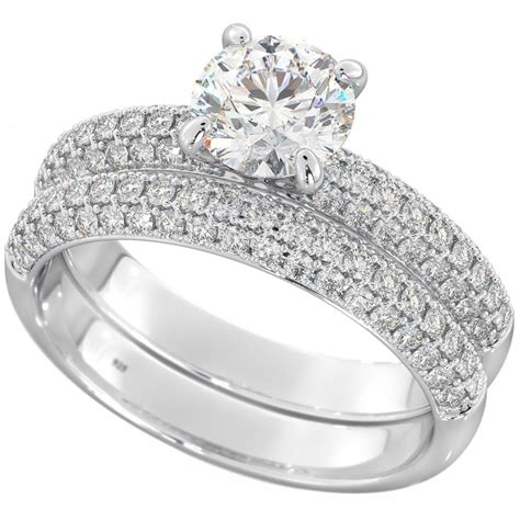 Perfect Designer 1 carat Round Diamond Engagement Ring for Women in ...