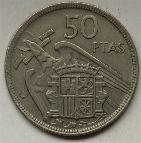 SPAIN 50 PESETAS 1957 / 58