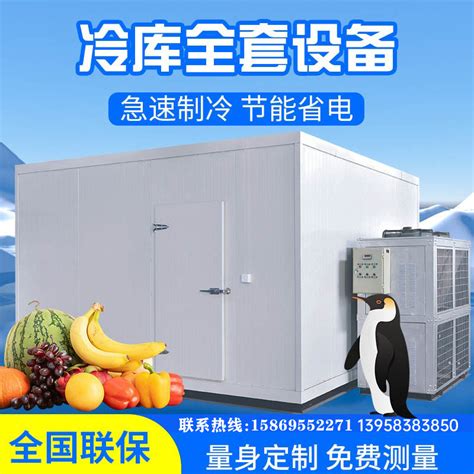 小型冻库冷库全套设备制冷机组果蔬保鲜冷藏大型家用商用冷冻库板-淘宝网