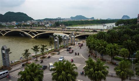 桂林解放桥,国内旅游景点,旅游景点,摄影素材,汇图网www.huitu.com