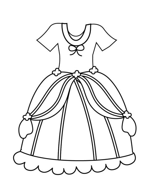 中国简单的简笔画公主裙怎么画的方法(怎样画公主裙简笔画) - 抖兔教育