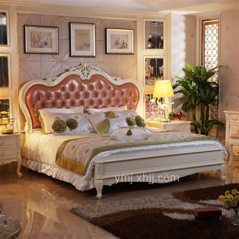 新古典美式双人床婚床 实木欧式双人床软包床头双人床_C2-30大床_产品中心_宜美居家具