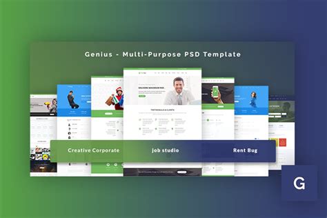 网站设计预览和缩略图生成器PSD模板 Envato Preview & Thumbnail Creator – 设计小咖