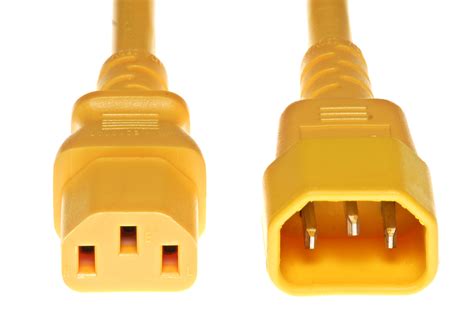 IEC C14 Male to IEC C13 Female Power Cables