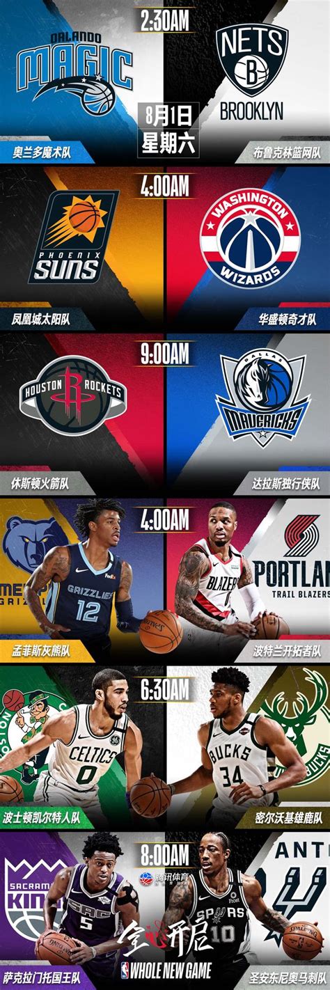 NBA排位赛第二日赛程预告_NBA中国官方网站